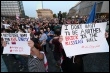Demonstranten am Sonntag in Tiflis (AFP)