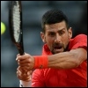 Djokovic wurde von einer Flasche am Kopf getroffen (AFP)