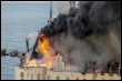 Brennendes Verwaltungsgebude in Odessa (AFP)