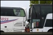 Beide Busse wurden bei dem Unfall beschdigt (AFP)